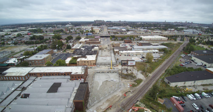 Looking North from UPRR Tracks